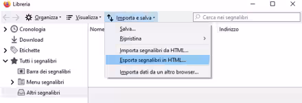 Come salvare e riutilizzare i preferiti di Firefox, Chrome,
Opera, Edge e Internet Explorer