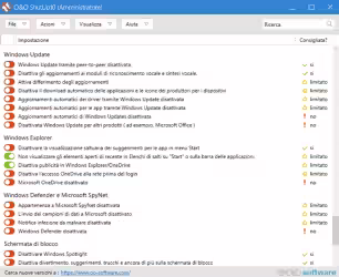 O&O ShutUp10 gestisce e aumenta la privacy di Windows 10
