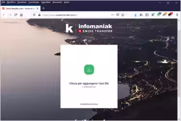 Come inviare file di grosse dimensioni con Swisstransfer