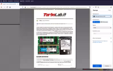 Come ripristinare l'interfaccia di stampa classica con Firefox