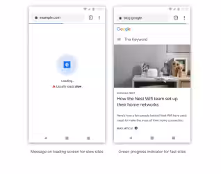 Attenzione, questo sito si carica lentamente. Chrome avvisa gli utenti