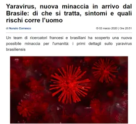 "Yaravirus, nuova minaccia in arrivo dal Brasile": cosa non si fa per acchiappare click