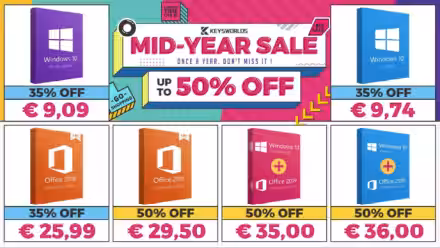 Super saldi di metà anno KeysWorlds: le migliori offerte Microsoft a partire da 9 €