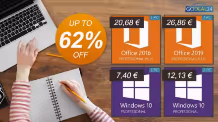 Offerta settimanale Godeal24: prezzi mai così bassi e Windows 10 a soli 7,4 €