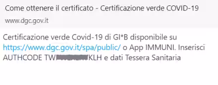 Arrivano i primi SMS con il codice per scaricare il Green Pass. Ma fate attenzione alle truffe!