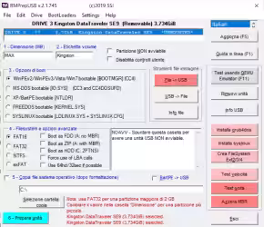 RMPrepUSB permette di formattare, verificare e rendere avviabile una pendrive