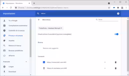 Come ripristinare Chrome quando il microfono smette di funzionare