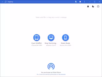 Snapdrop permette di scambiare file tra qualsiasi dispositivo e sistema operativo