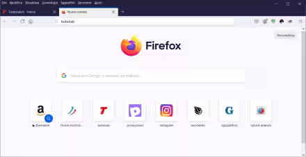 Come ripristinare il comportamento originale della barra di ricerca della nuova scheda in Firefox 89