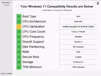 Come scoprire quale componente del PC non è compatibile con Windows 11