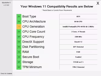 Come scoprire quale componente del PC non è compatibile con Windows 11
