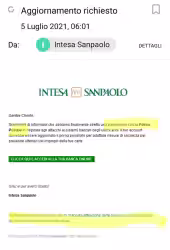 Intesa Sanpaolo e la partnership con la Polizia Postale: subdola campagna di phishing via email