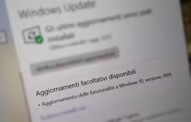 Windows 10 1909 è ora disponibile tramite Windows Update