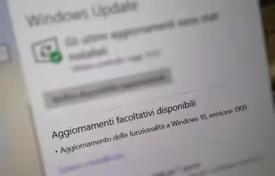Windows 10 1909 è ora disponibile tramite Windows Update
