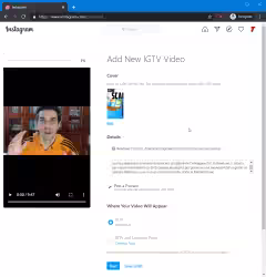 Come pubblicare video su Instagram da PC (metodo funzionante 2020)