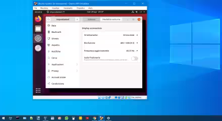 Come ottenere lo schermo intero ("full screen") con Ubuntu 20.04 virtualizzato con VirtualBox
