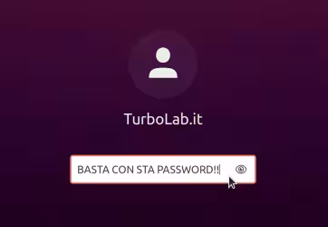 Ubuntu 20.04: come disattivare il blocco automatico dopo 5 minuti e la richiesta di password