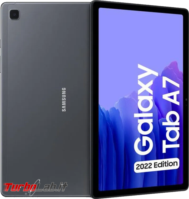 5 migliori tablet Android 2023 (guida acquisto, video) - Samsung Galaxy Tab A7 2022