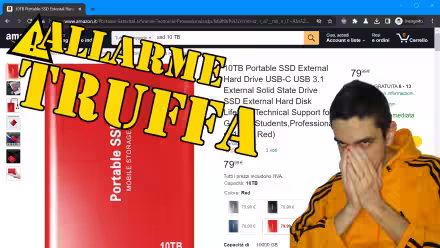 SSD da 10 TB su Amazon? No, è una truffa (video)