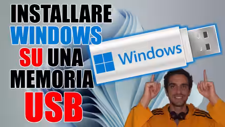 Come installare Windows 11 o Windows 10 su chiavetta USB, disco o memoria SSD esterna: guida completa (video)