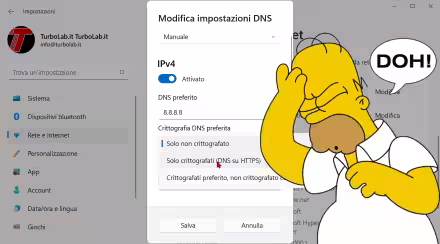Privacy con Windows 11: come attivare DNS over HTTPS (DoH) e nascondere i siti visti al lavoro