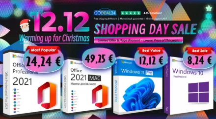 Office 2021 e Windows 11 Pro originali a partire da soli 10 € con le Offerte Godeal24 di Dicembre