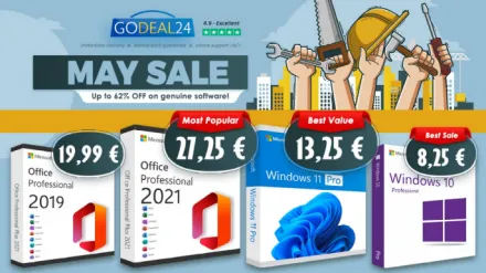 Risparmia oltre il 90% sulla licenza a vita per Microsoft Office e Windows 11 su Godeal24, a partire da 10 €