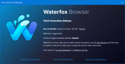 Waterfox il browser alternativo ai soliti noti