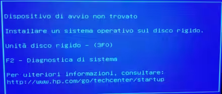 Come superare l'errore 3F0 di un computer HP e riuscire a riattivare il Secure Boot per installare Windows 11