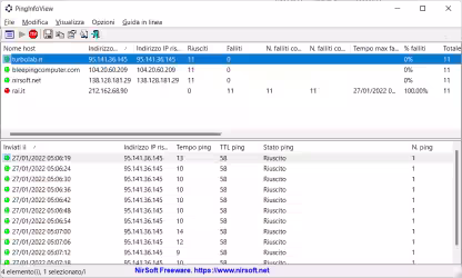 Come eseguire dei ping ripetuti verso un sito e salvarne l'esito per verificare lo stato della linea Internet