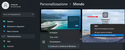 Come togliere l'icona "Informazioni su questa immagine" dal desktop di Windows 11