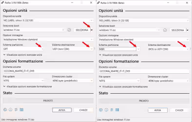 Crea una pendrive avviabile, per installare sistemi operativi e fare diagnostica, con Rufus