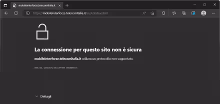 Come superare l'errore Err_ssl_version_or_cipher_mismatch in Microsoft Edge