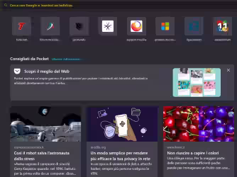 Come disattivare i Consigliati da Pocket nella nuova scheda di Firefox