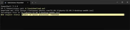 Come utilizzare PowerShell per misurare la velocità e il tempo impiegato per un download