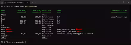 Come creare, cancellare e rinominare delle chiavi di registro con PowerShell