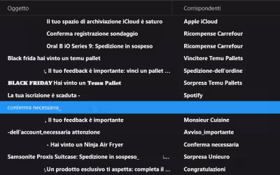 Come creare dei filtri nella posta web di Libero per limitare l'arrivo dello Spam