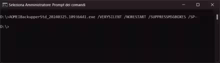 Come eseguire l'installazione silenziosa dei programmi