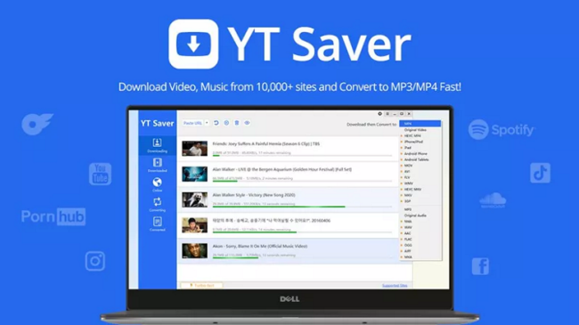 6 migliori convertitori YouTube MP3 ottenere musica YouTube - FrShot_1712583204_