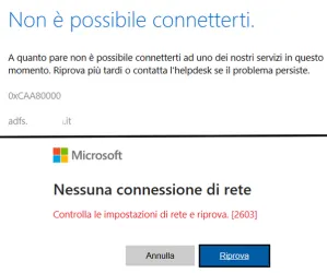 Come superare l'errore 0Xcaa80000, accedere all'account e riattivare Microsoft Office 365