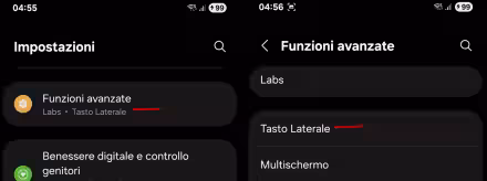 Come riattivare il funzionamento del tasto di spegnimento di un Samsung Galaxy A16
