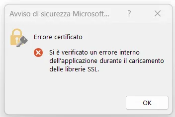 Come (non) si risolve l'errore "Si è verificato un errore interno dell'applicazione durante il caricamento delle librerie ssl" di Microsoft Office (aggiornato: novembre 2025)