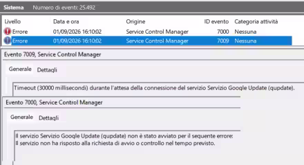Come eliminare gli errori 7000 e 7009 collegati al servizio di Google Update (aggiornato: settembre 2026)