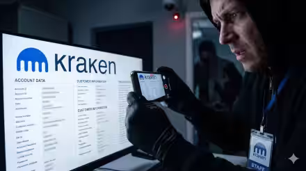 Kraken sotto estorsione: insider reclutati hanno filmato dati di 2.000 account (aggiornato: 14 aprile 2026, ore 22:56)