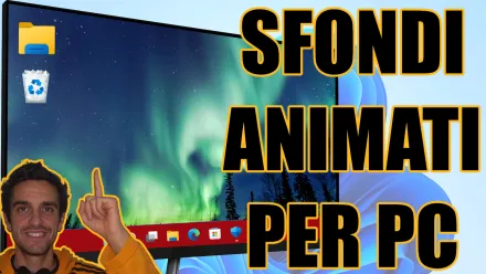 Come impostare una Gif animata, un filmato, un video di youtube, come sfondo del vostro desktop (video)