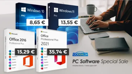 Aumenta la tua produttività con Microsoft Office a vita da 15€ e Windows 11 da 10€ su Godeal24