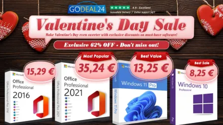 Non perdere le migliori offerte Microsoft Office e Windows 11, a partire da 10 € su Godeal24