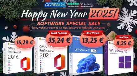 Inizia il nuovo anno con la licenza a vita di Microsoft Office e Windows 11 a partire da 10 € su Godeal24!