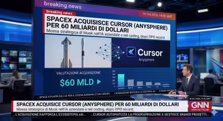 SpaceX acquisisce Cursor (Anysphere) per 60 miliardi di dollari (aggiornato: 17 giugno 2026, ore 15:16)