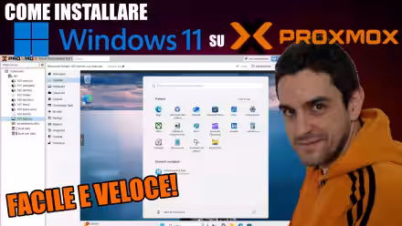 Come installare Windows 11 in VM con Proxmox: guida completa 2025 (video)